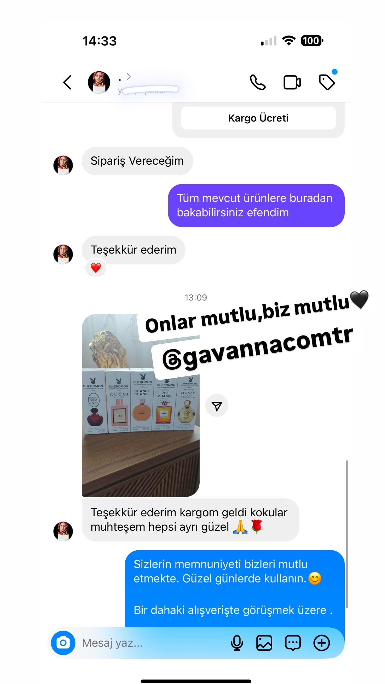 Müşteri fotoğrafı