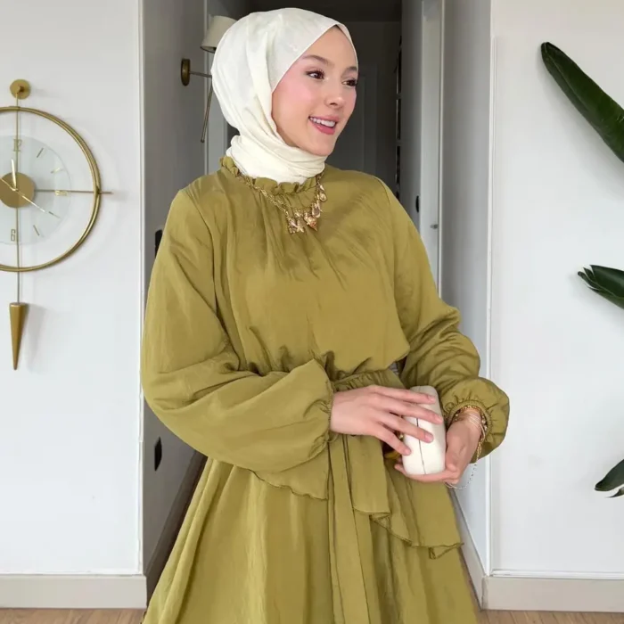 Yeni Sezon Norella Katlı Elbise